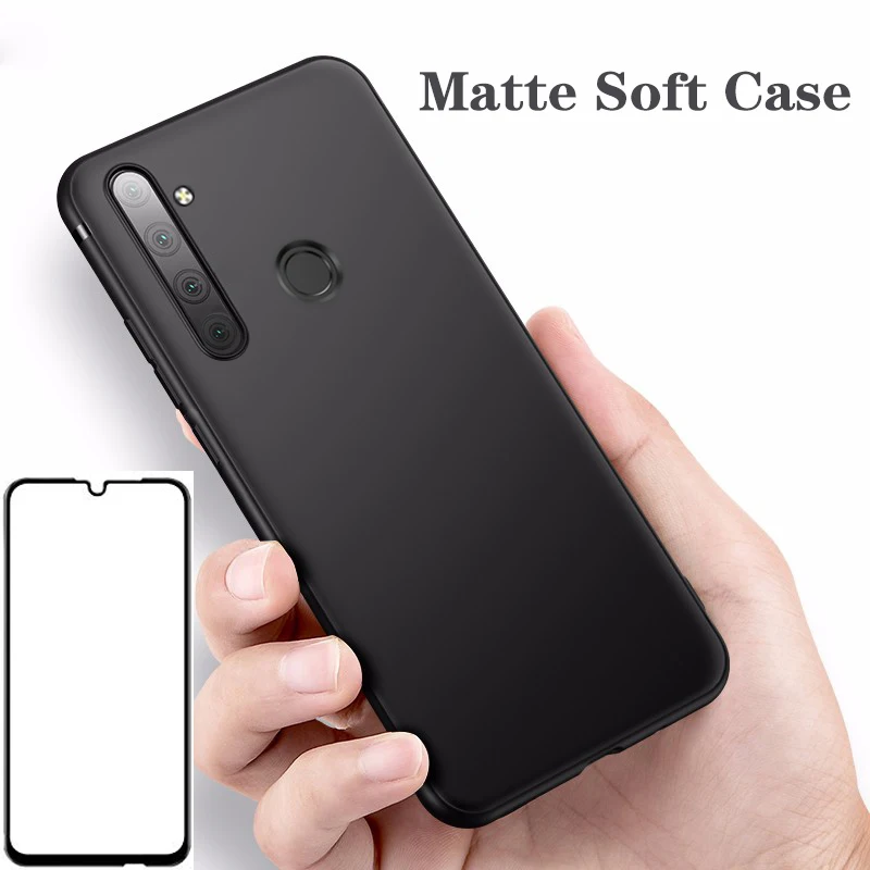Для Xiaomi Redmi Note 8T чехол iaomi Redmi Note 8T стеклянный роскошный мягкий ТПУ чехол для телефона с закаленным стеклом для Xiaomi Redmi Note 8T