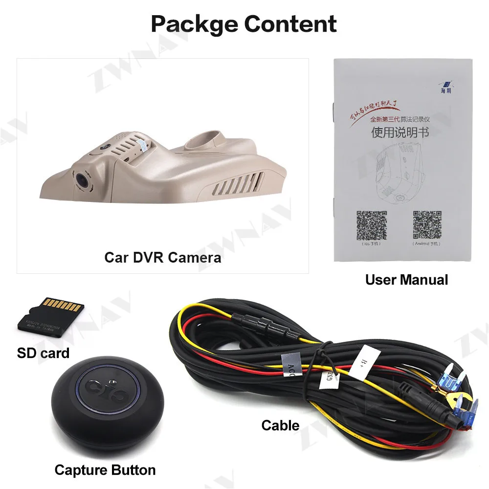  car recorder For Benz C/GLC DX 2015-2019 original dedicated Hidden Type Registrator Dash Cam DVR Ca