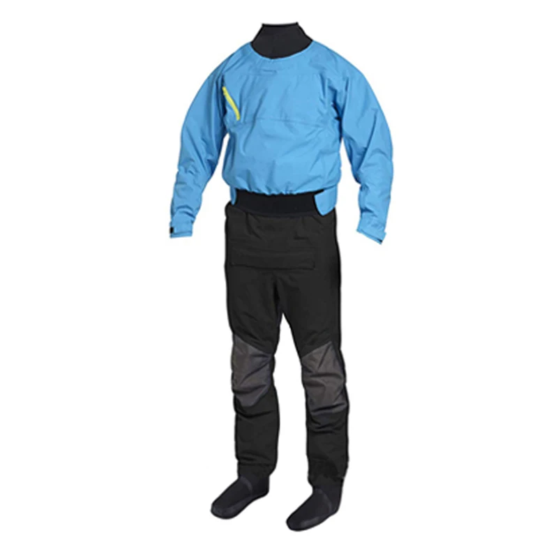 3 Layer Men's Back Zip Kayak Drysuit Completely Waterproof Onepiece
