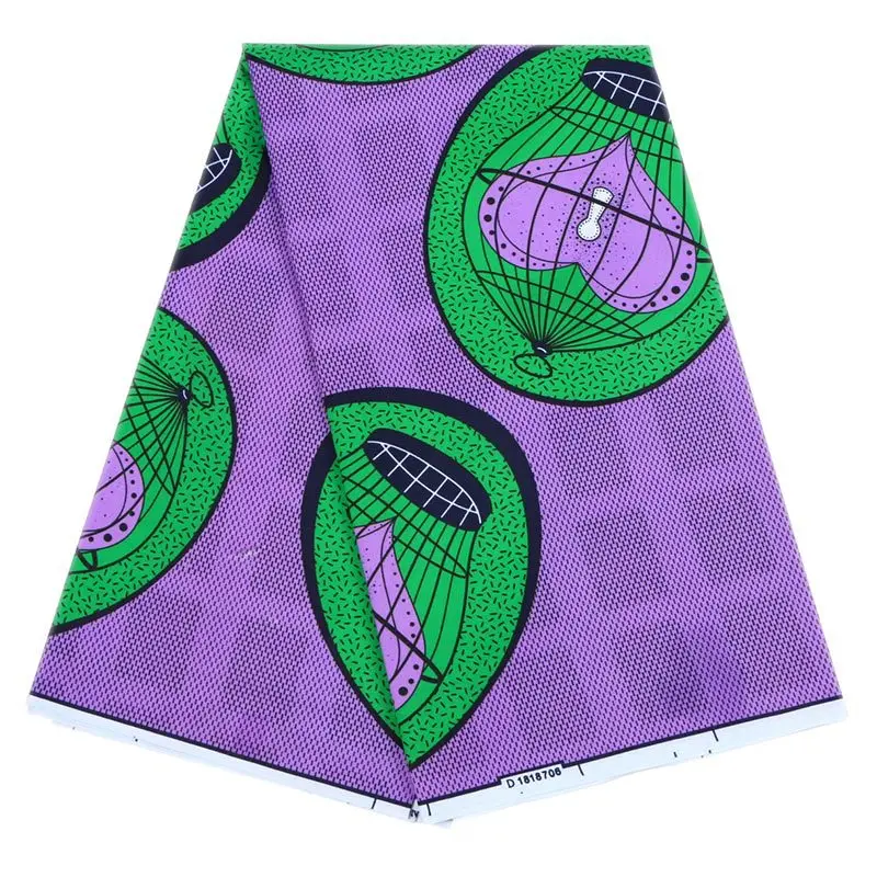 Клетка фиолетового и зеленого цвета с замком в форме сердца новая восковая ткань