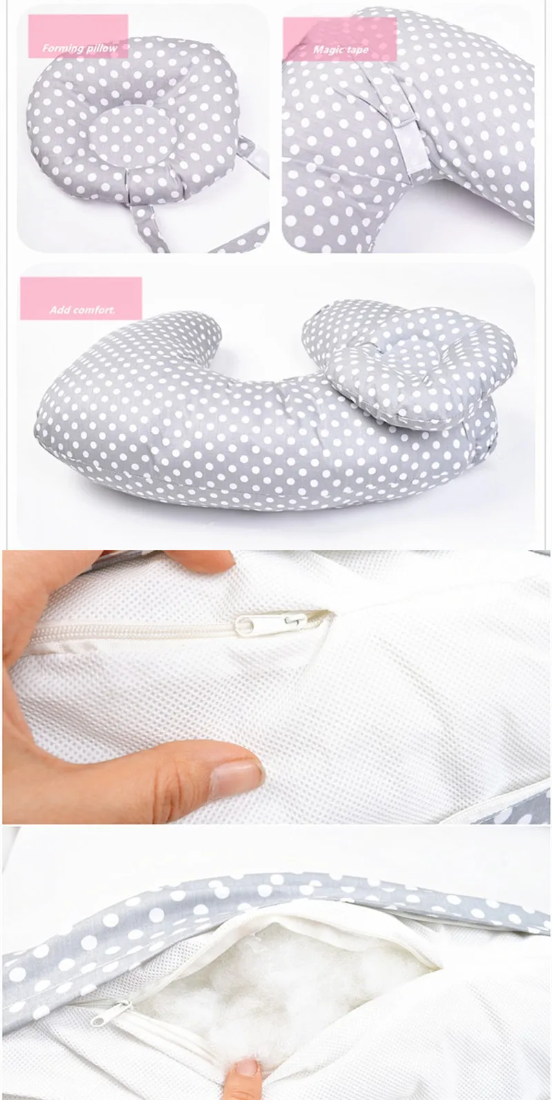 Подушка для грудного вскармливания, u-образная подушка, многофункциональная подушка для кормления, поясная подушка, формирующая подушка, Товары для новорожденных, хлопок