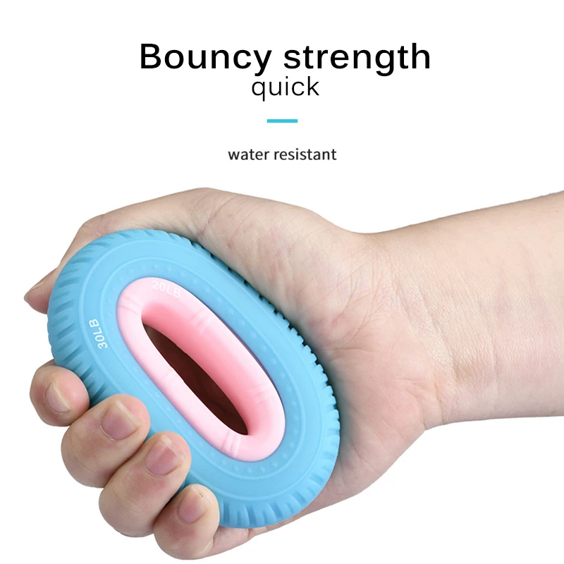 

O Hand Gripper Grip Silicone Ring Hand Resistance Band Finger Stretcher-Exercise For Forearm Wrist Training Carpal Hand Expander