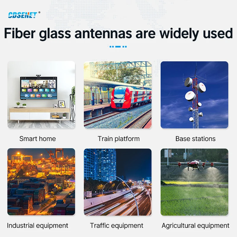 CDSENET 915MHz Fiberglass Antenna Omnidirectional 3dBi N Male Connetctor TX915-BLG-26 Waterproof LoRaWan Antenna HNT Miner