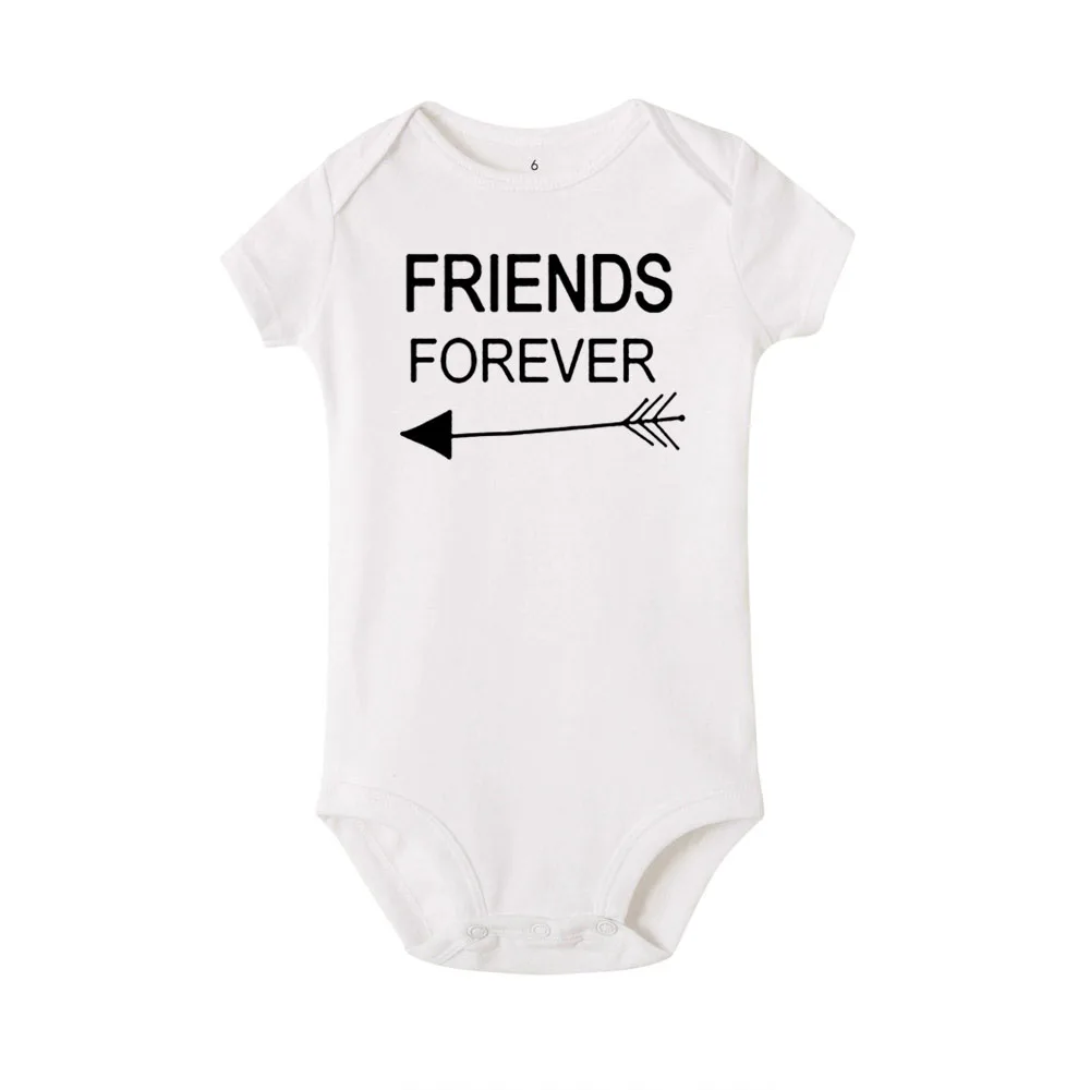 Newborn Baby Cotton Romper Born Together Friends Forever Print Infant Twins Siblings Sisters Brothers Matching Funny Jumpsuit Newborn Baby Cotton Romper Born Together Friends Forever Print Infant Twins Siblings Sisters Brothers Matching Funny Jumpsuit
