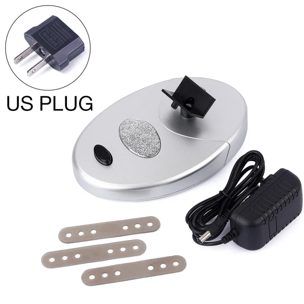 Silver US Plug Foreverlily лак для ногтей шейкер гель лак для ногтей тату краска шейкер жидкая бутылка анти-прокалывание Блокировка встряхивания машина - Цвет: Silver US Plug