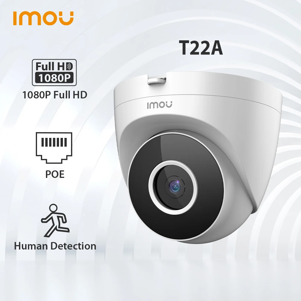 Dahua Imou Ipct22a 1080p Hd Eyeball Poe Camera Human Detection And