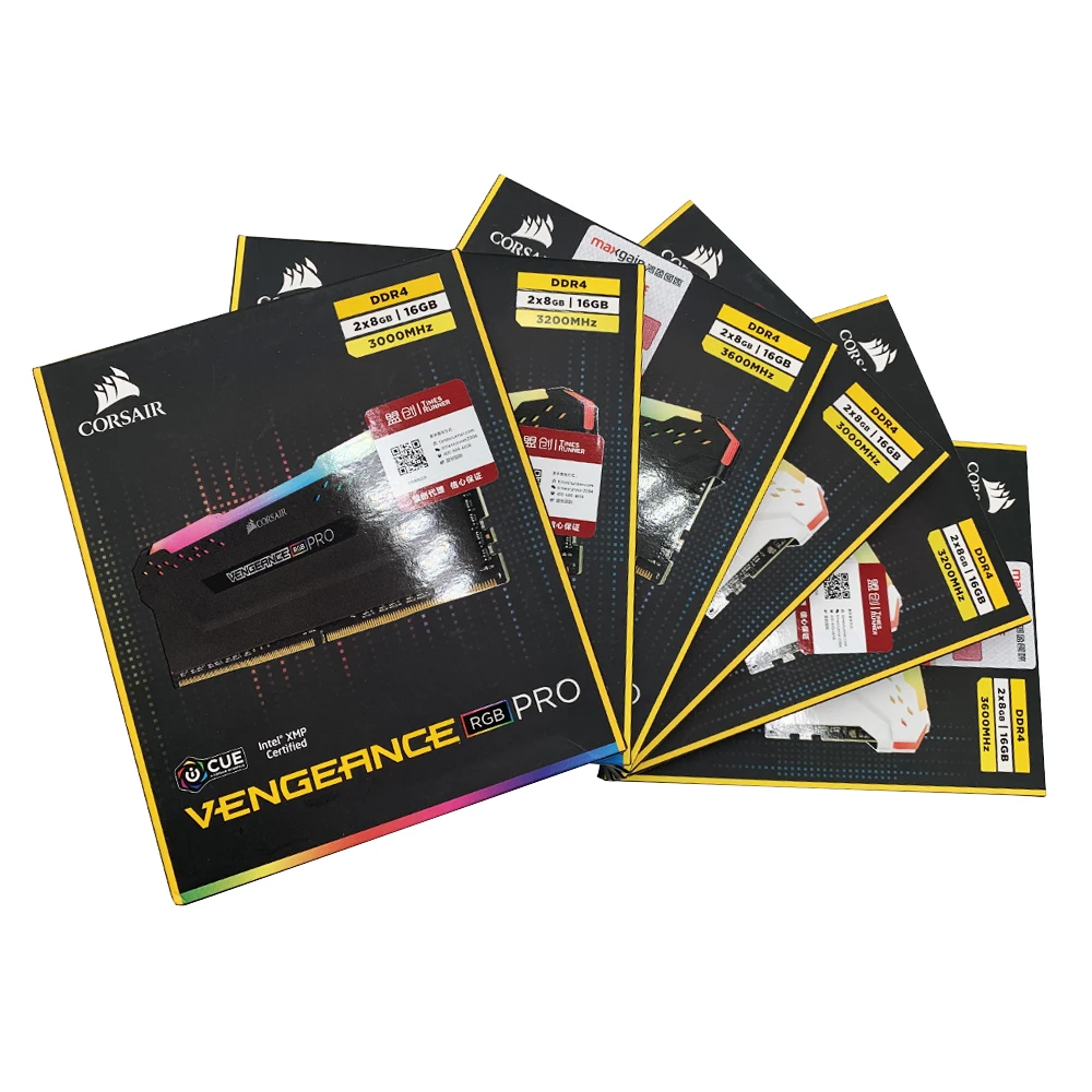 CORSAIR Vengeance DDR4 RGB PRO RAM 2 шт. 16 Гб двухканальная 3000 МГц 3200 3600 DIMM память для настольного
