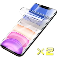 2Pcs Hydrogel Film For Xiaomi Redmi Note 9S 9 Pro 7 8 9T poco X3 nfc m3 Mi 11 8A Screen Protector Redmi 8 Protective No Glass