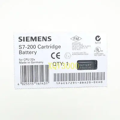 

DHL/EMS 5 Sets*Cartridge Battery for for Original Simatic 6ES7291-8BA20-0XA0 PLC S7-200 CPU 22x -g2