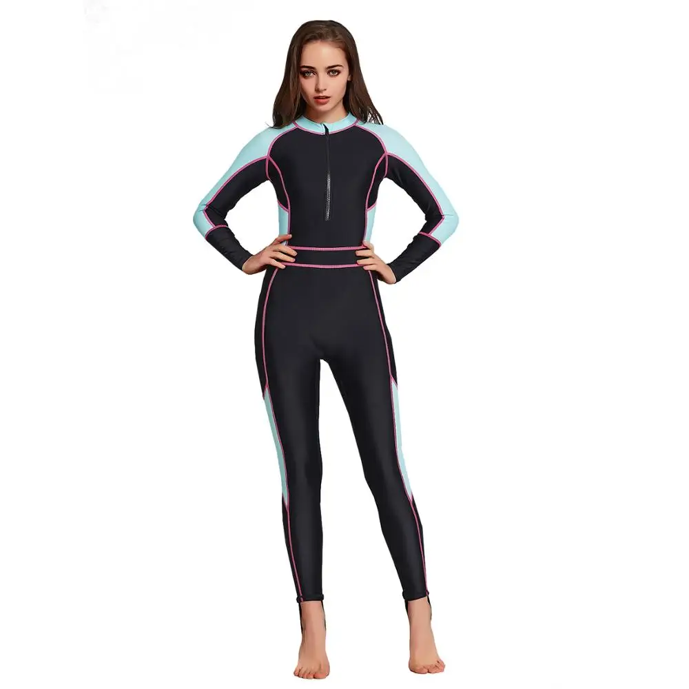 Female Scuba Quick-Dry One Piece Swim Diving Suit Jumpsuits Equipment Lycra UV Protection Waterproof Plus Size WetSuit RashGuard