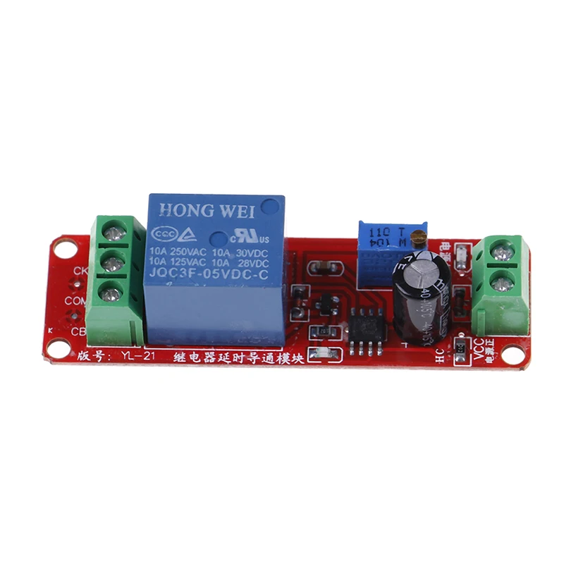 Module DC 12V Delay Relay NE555 Timer Switch Adjustable Time Shield 0~10S AC 0~250V / max. 10A | Обустройство дома
