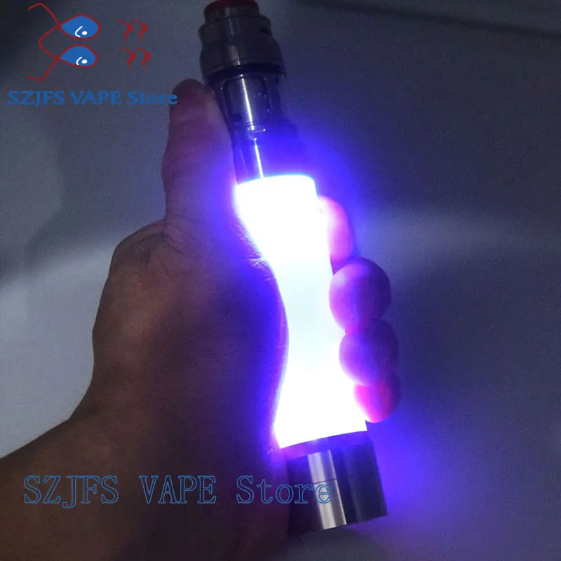 

Mechanical Mod E Cigarette LED Tube Mod with QP JuggerKnot mini RTA 24MM 18650 battery MOD vs Cold Steel 100 Hades Box MOD vape