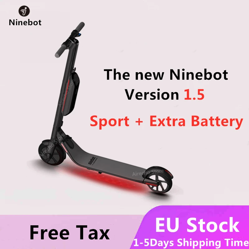 EU Lager Original Ninebot durch Segway KickScooter ES4/ES2 Smart  Elektrische Roller Faltbare 45 km Laufleistung Leichte Skate Bord|Electric  Scooters| - AliExpress