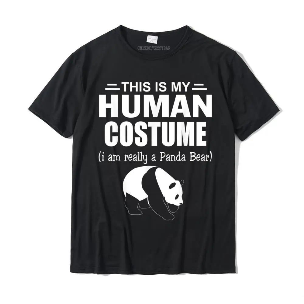 

This Is My Halloween Costume I'm Realy A Panda Bear T Shirt T-Shirt Men On Sale Casual Tops Tees Cotton T Shirts Normal