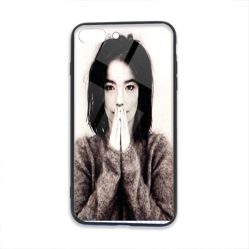 Чехол Bjork(5) для телефона iPhone 12 Pro 11 X XR XS Max 8 7 6 6s Plus 5s мягкая стеклянная задняя крышка