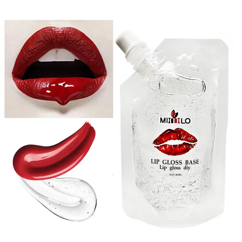 Clear Lip Gloss Base Oil Non-Stick Lipstick Material Gel For Lip Gloss Makeup Clear Lip Gloss Base Oil Non-Stick Lipstick Material Gel For Lip Gloss Makeup