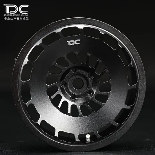 DC 4PCS Model 1:10 Wheel Shell Metal Upgrade Accessories Drift Car CCV Wheels Aluminium Alloy Anodized Upgrade Accessories black