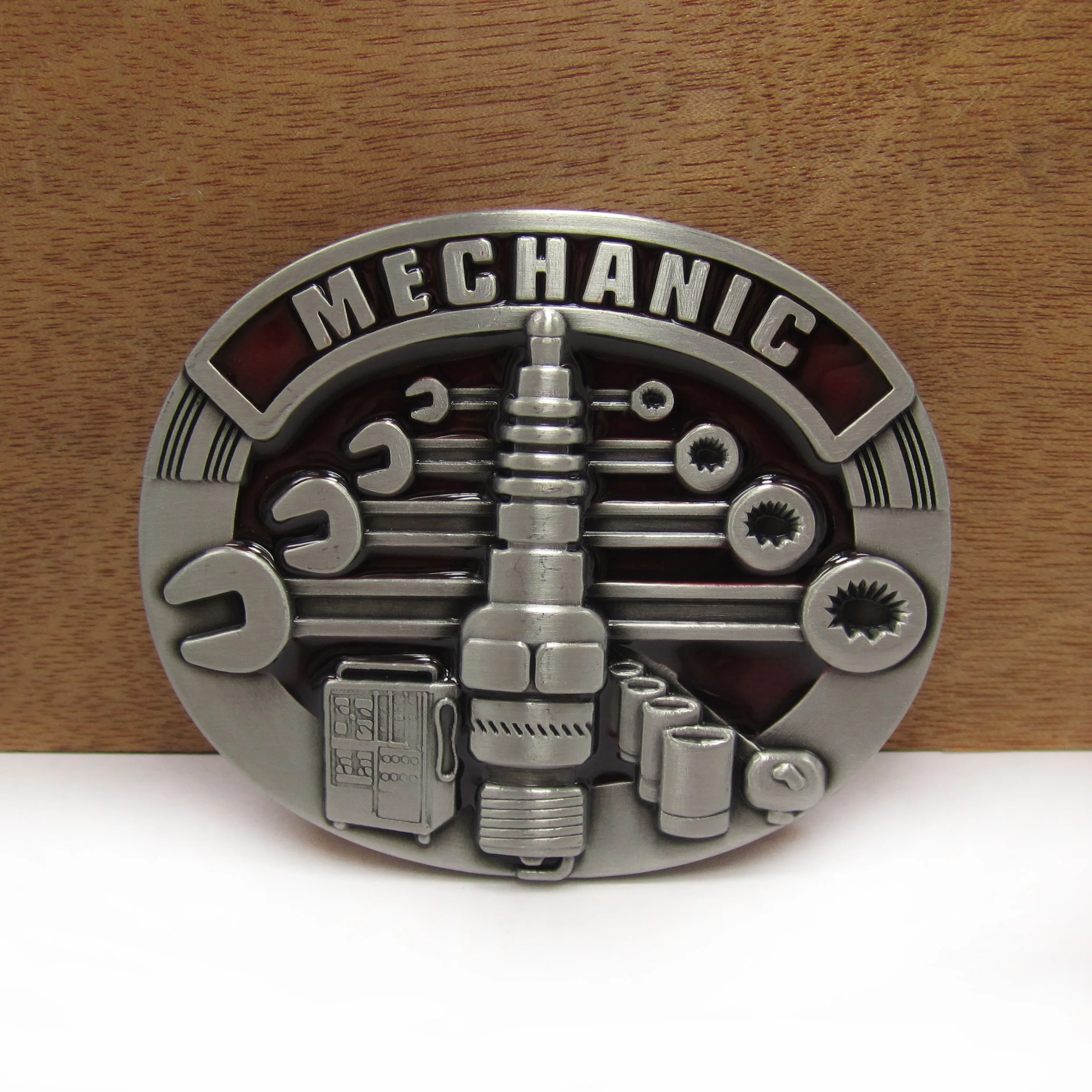 Mechanic Belt Buckle Metal Mechanic Tool Belt Buckle Zinc Alloy