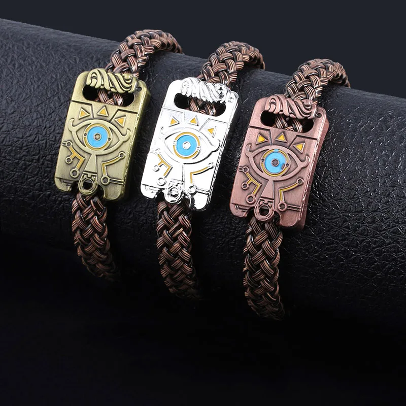 

SG The Legend of Zelda Sheikah Slate Breath of the Wild Bracelets Avengers Bangles Men Women Game Cosplay Pulsera Jewelry Gift