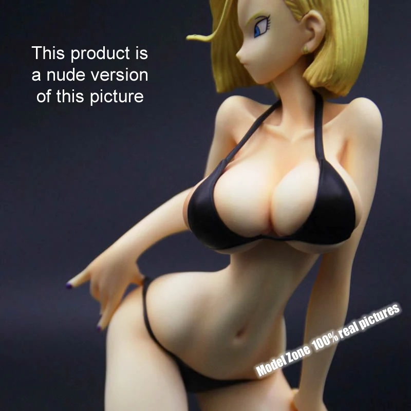 1/6 масштаб DBZ блестящие гламуры Android 18 колени без одежды сексуальная Смола GK