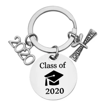 

200 piece 2020 Graduate Inspirational Gift keychain bulk can custom