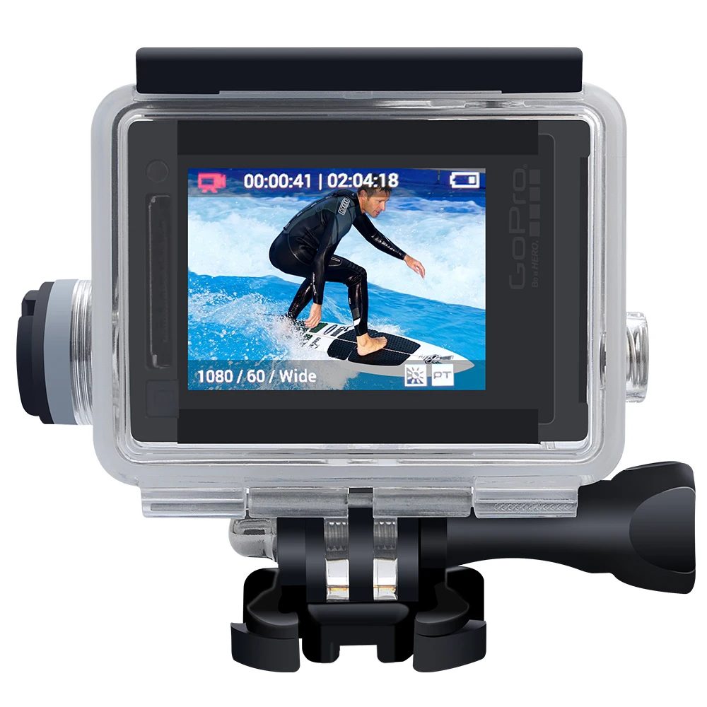 For Gopro Hero 4/3+/3 Action Camera Accessories Charging Waterproof Protective Case Frame Underwater Charger shell Housing Box