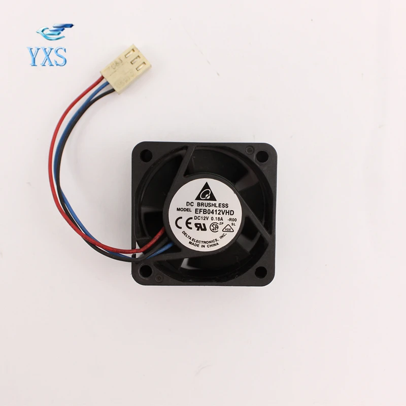 Новый оригинальный вентилятор охлаждения EFB0412VHD R00 4 см 4020 40*40*20 мм DC 12 В 0.18A 1 44 Вт 9000