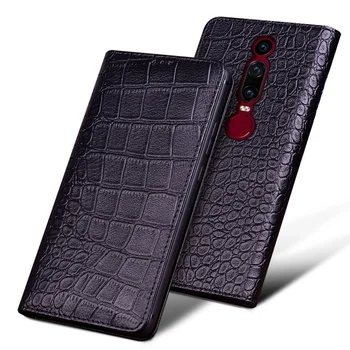 

Bussiness genuine leather magnetic holder phone flip case for Huawei Mate RS/Huawei Mate 20 RS flip phone cover standing capa