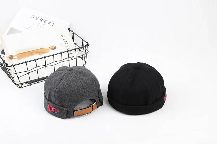 Стиль тыква шляпа Женская корейский стиль Берет шерстяной восьмиугольная шапка осень зима шляпа художника вышитая надпись