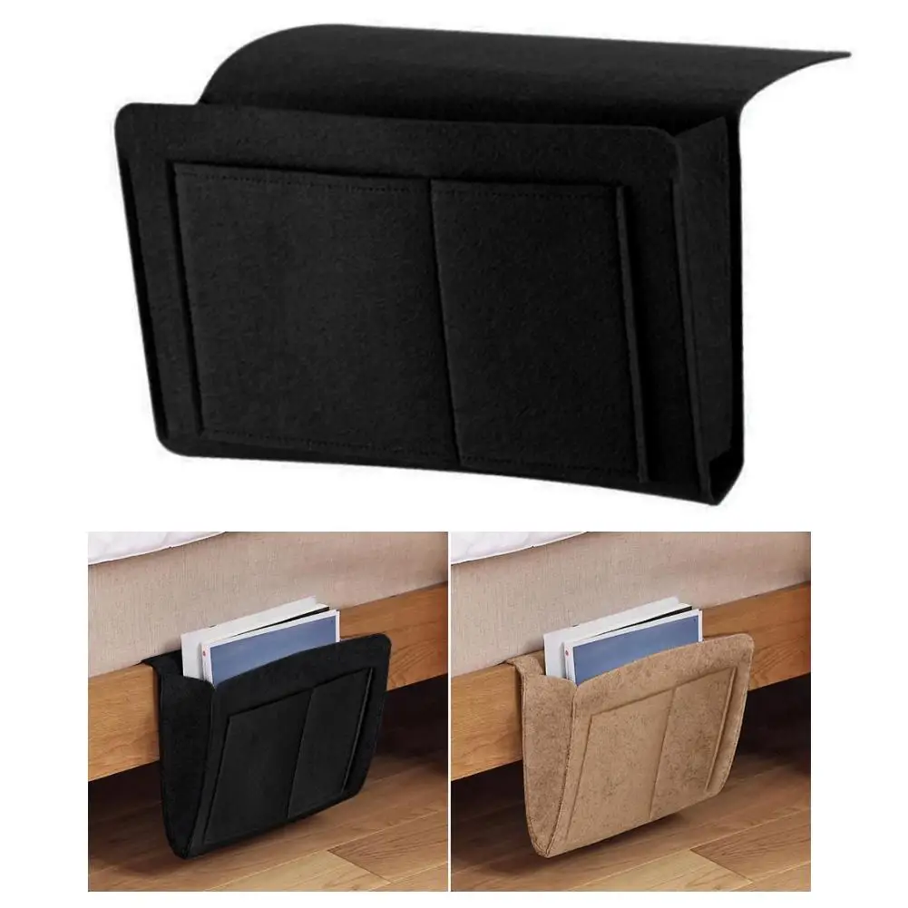40# Practical Student Dormitory Bed Phone Earphone Books Hanging Caddy Bedside Storage Bag Pouch Organizer Holder Pockets | Дом и сад