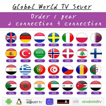 

Global IPTV World IPTV TV Box xxx 1 year subscription 2 connection 3 connection Adult iptv m3u Smart TV Mag box tv box