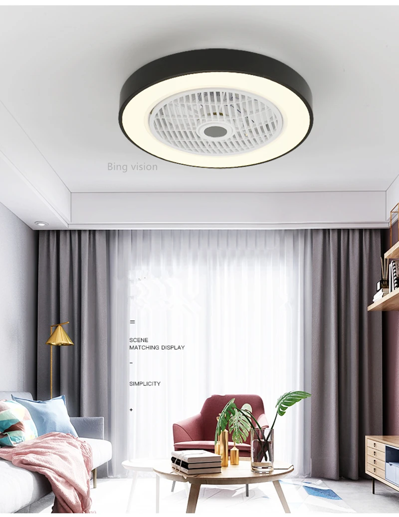 40 Вт подвесной светильник, невидимый светодиодный потолочный светильник для спальни, гостиной, столовой, современный простой бытовой светильник
