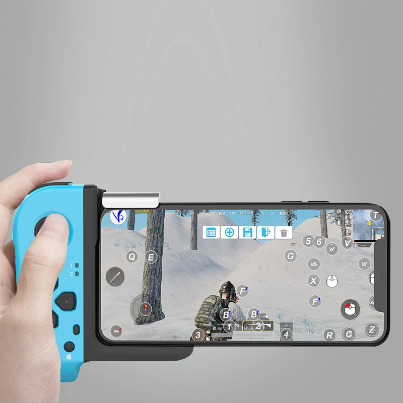  One-Handed Stretch Mobile Game Wireless Bluetooth Handle IOS/Android King to Send Glory Tomorrow PU
