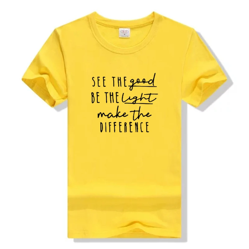 Христианская футболка See The Good Be, легкая футболка с изображением Иисуса, женская футболка с надписью Tumblr grunge футболки Tumblr Прямая поставка