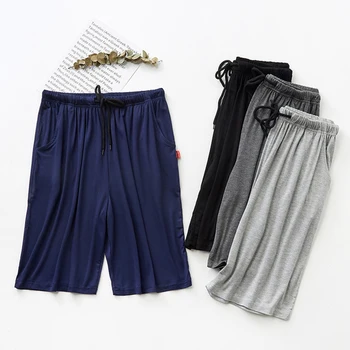 

Summer Men's Pajamas Shorts Casual Shorts Sleep&Lounge Pyjamas Shorts Men's Modal Fabric Boxers Pajama Short Trousers Shorts