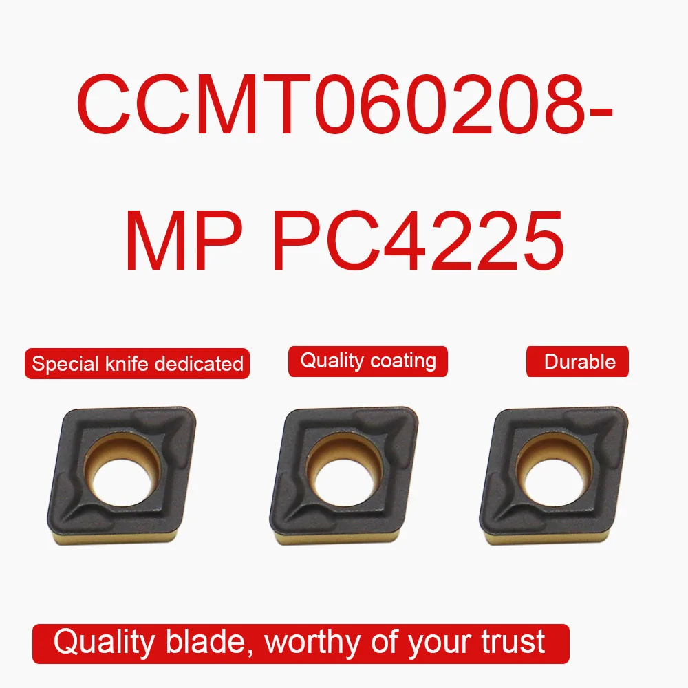 

Вставки карбидные CCMT06 для токарного станка, 10 шт., CCMT060208-MP шт.