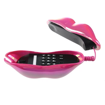 

Vivid Marilyn Monroe Amaranth Glossy Sexy Lips Kiss Corded Telephone Phone