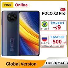 Global Version POCO X3 Pro 6GB 128GB/8GB 256GB Snapdragon 860 Smartphone 6.67‘’ 120Hz DotDisplay 5160mAh 33W Fast Charge NFC