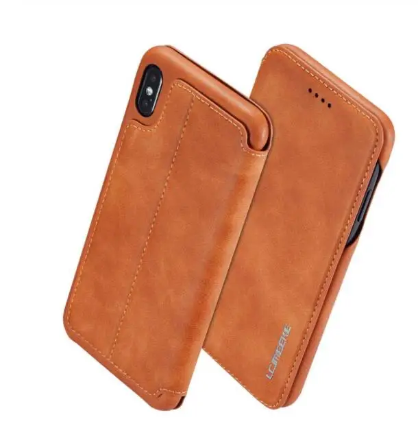Кожаный чехол-книжка с магнитной застежкой для iphone XS Max XR X 6 6S 6Plus 7 8 7Plus 8Plus JS0715 |