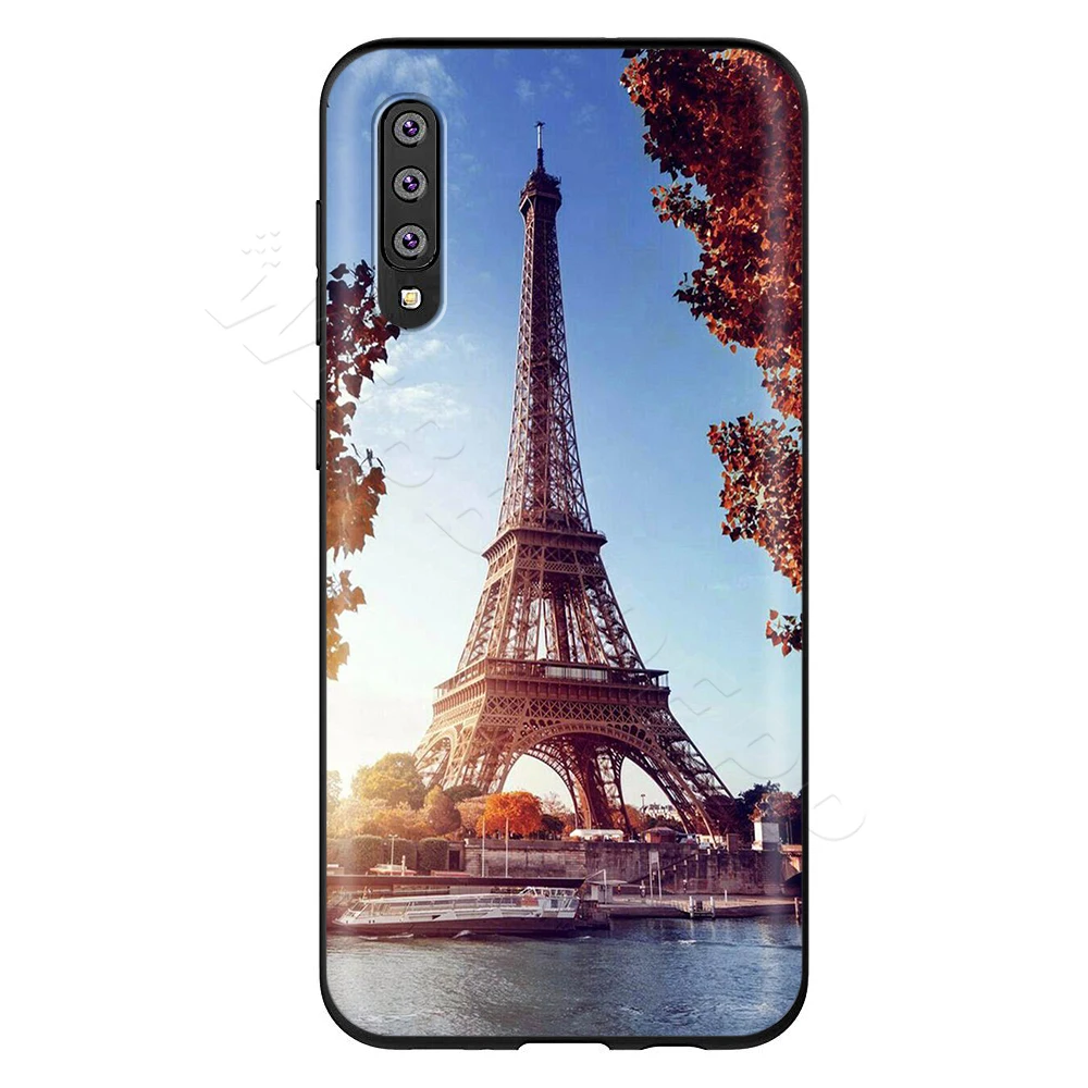 7 Webbedepp Париж Эйфелева башня Франция чехол для samsung Galaxy S7 S8 S9 S10 Edge Plus Note 10 8 9 A10 A20 A30 A40 A50 A60 A70 - Цвет: 7