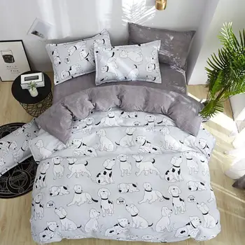 

Bedding Set Bed Linen Duvet Cover Pillowcases Twin Full Queen King 5size comforter bedding sets bedclothe dog cactus