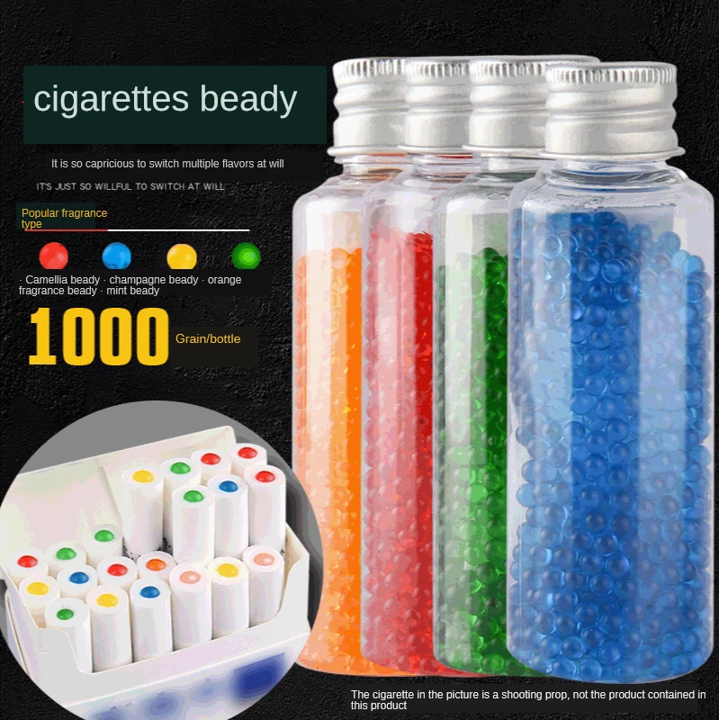 1000pcs Diy Cigarette Pops Beads Fruit Flavour Mint Flavor Holder Men Gift Filter Smoking Accessories | Дом и сад