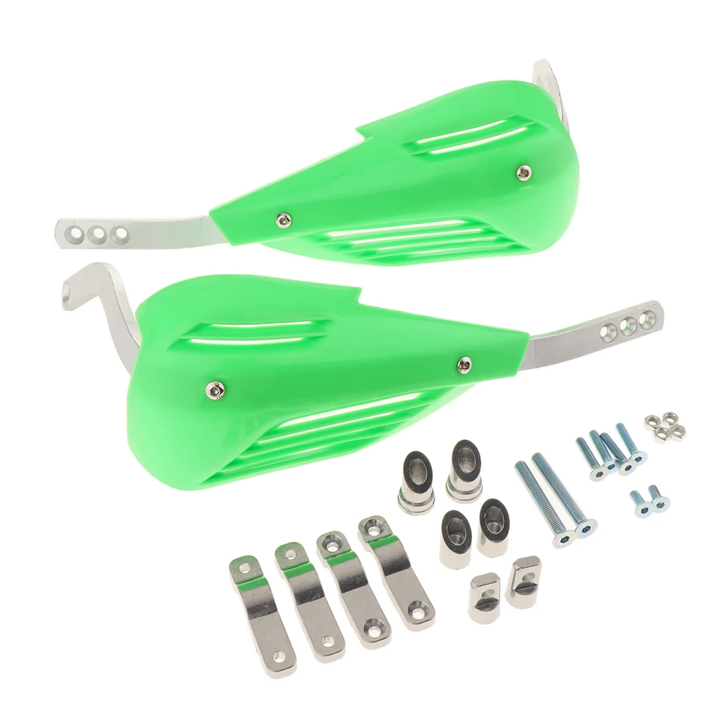 Щетка для рук Защита Handguard водонепроницаемость для мотоцикла Мотокросс Dirt Bike ATV - Цвет: Зеленый