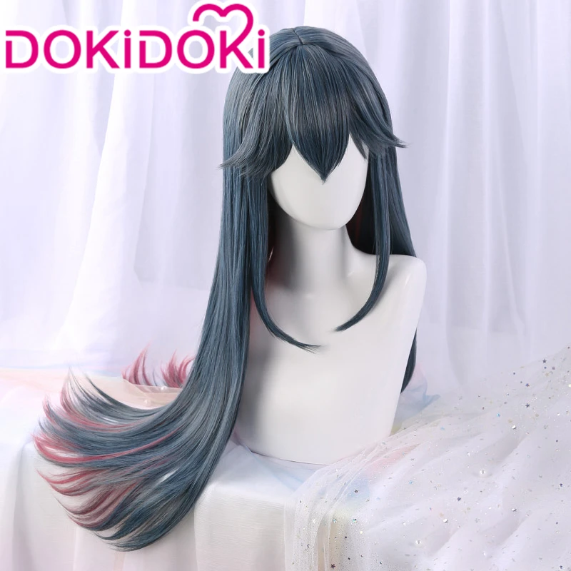 Парик DokiDoki для косплея женский из седых волос | Тематическая одежда и униформа