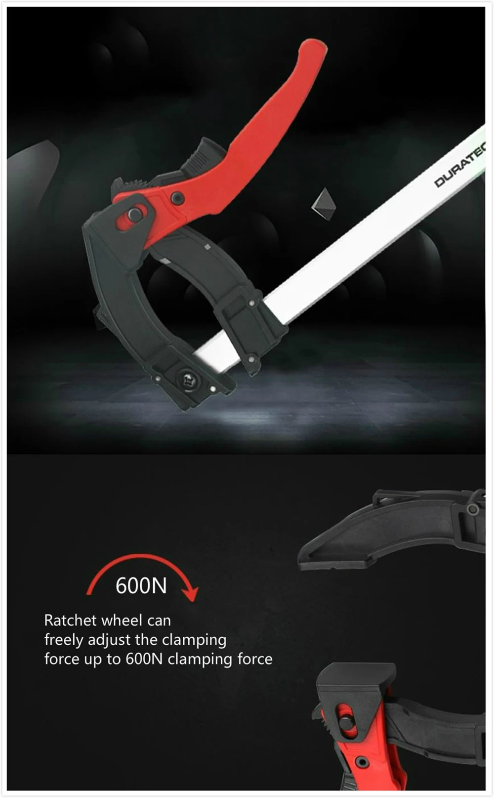 

Hot Ratchet Type 95*160MM Fast F Clip Plate Clamp F type G word D-shaped F Clamp F Frame Wood Clamp Fixed Fixture