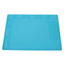 Паяльная станция 500 градусов Цельсия термостойкий Коврик для ремонта телефона и часов нескользящий Силиконовый матовый Силиконовый коврик винт коврик