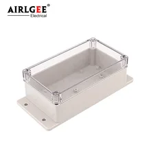 158*90*64 мм прозрачная крышка водонепроницаемая распределительная коробка с фиксированным ухом пластиковая герметичная подземная оптоволоконная коробка