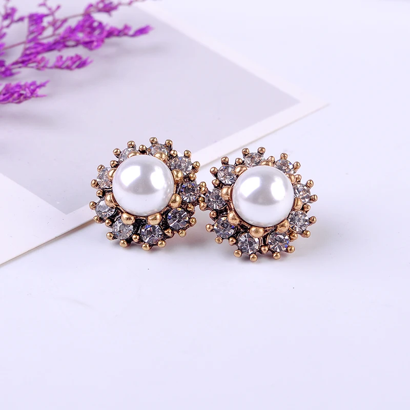 

Wholesale Bohemia Acrylic Stud Flower Earring For Women Date Gift Free Shipping Handmade