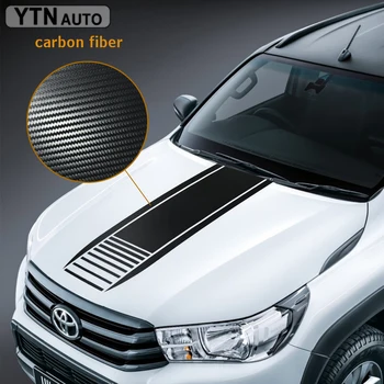 

Car Modified Decals 1Piece Hood Scoop Stripe Styling Graphic Vinyl Scratch Stckers Custom Fit For Toyota FORD NISSAN HONDA