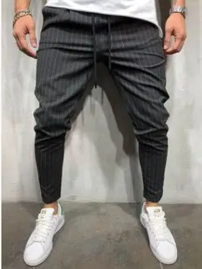 pinstripe joggers mens